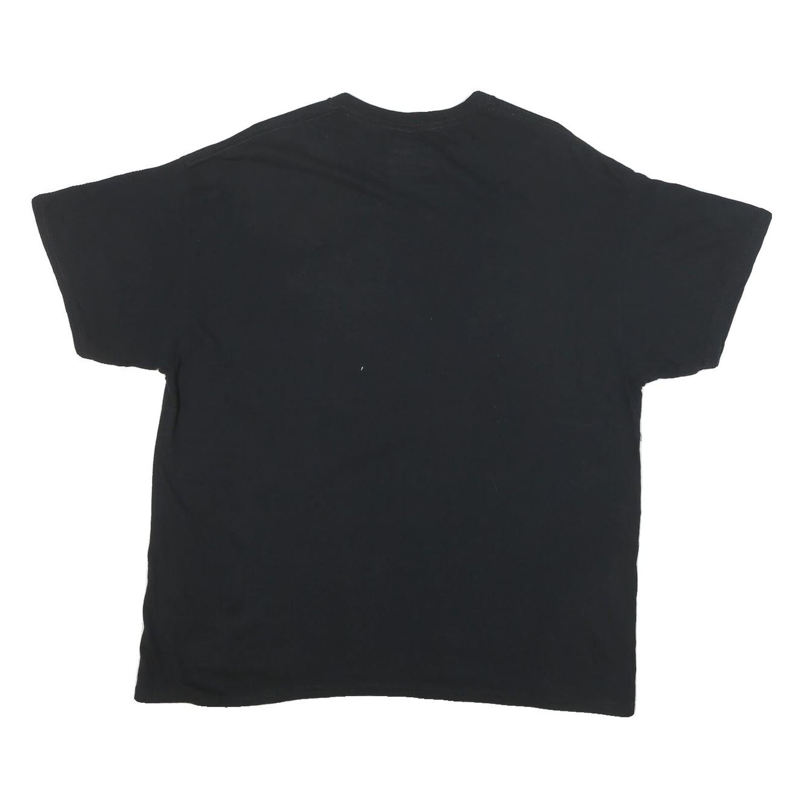 MAJESTIC Mens Black Chicago White Sox Graphic T-Shirt L Short Sleeve Crew Neck