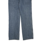 DICKIES Mens Blue Regular Straight Denim Medium Zip W36 L34 Cotton Blend