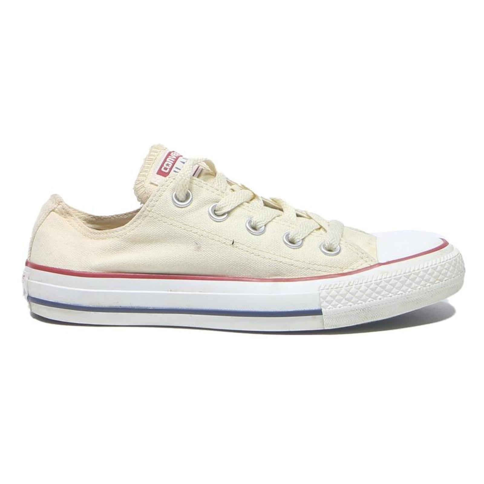 CONVERSE Chuck Taylor All Star Womens Low Top Trainers Cream Canvas UK 4 Classic