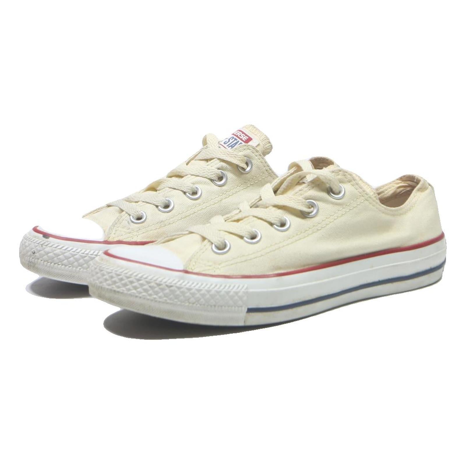 CONVERSE Chuck Taylor All Star Womens Low Top Trainers Cream Canvas UK 4 Classic