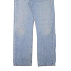 LEVI'S Mens Jeans Blue Loose Straight Denim Medium W35 L34 Classic Cotton Blend