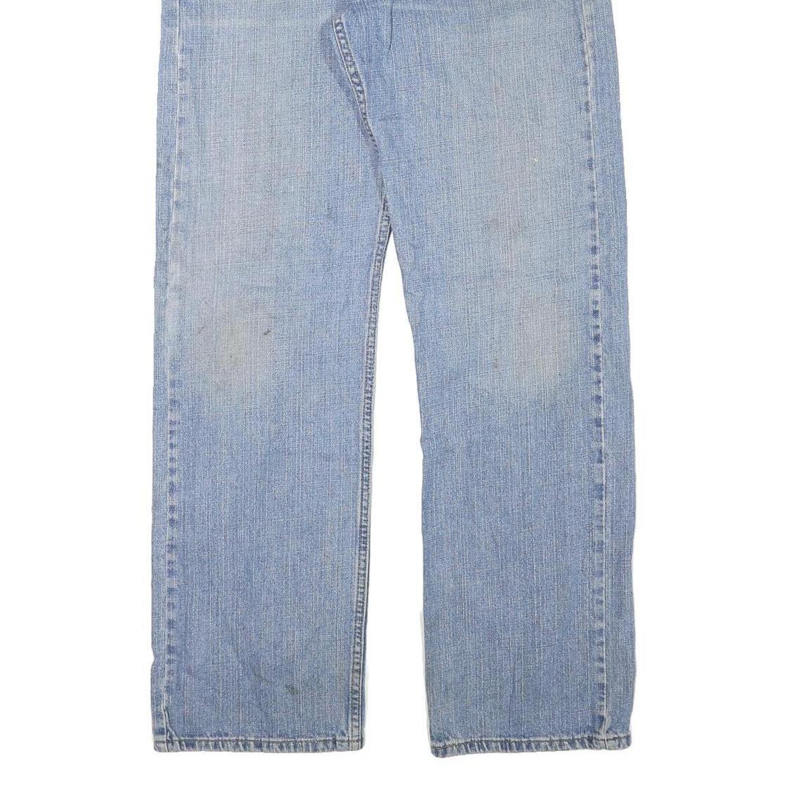 LEVI'S Mens Jeans Blue Loose Straight Denim Medium W35 L34 Classic Cotton Blend