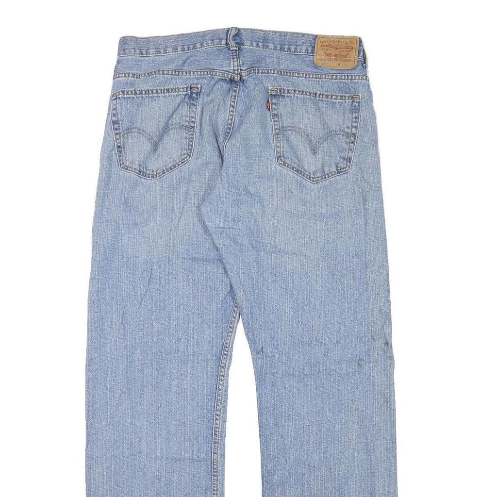 LEVI'S Mens Jeans Blue Loose Straight Denim Medium W35 L34 Classic Cotton Blend