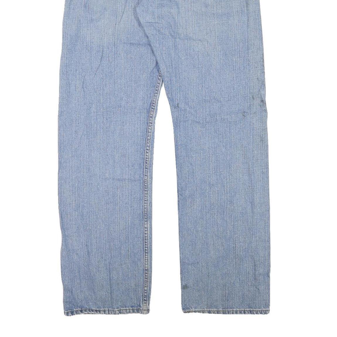 LEVI'S Mens Jeans Blue Loose Straight Denim Medium W35 L34 Classic Cotton Blend