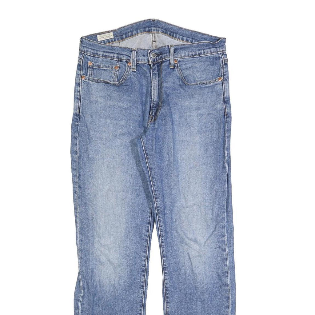 LEVI'S 514 BIG E Mens Jeans Blue Classic Straight Denim Light W32 L32 Retro