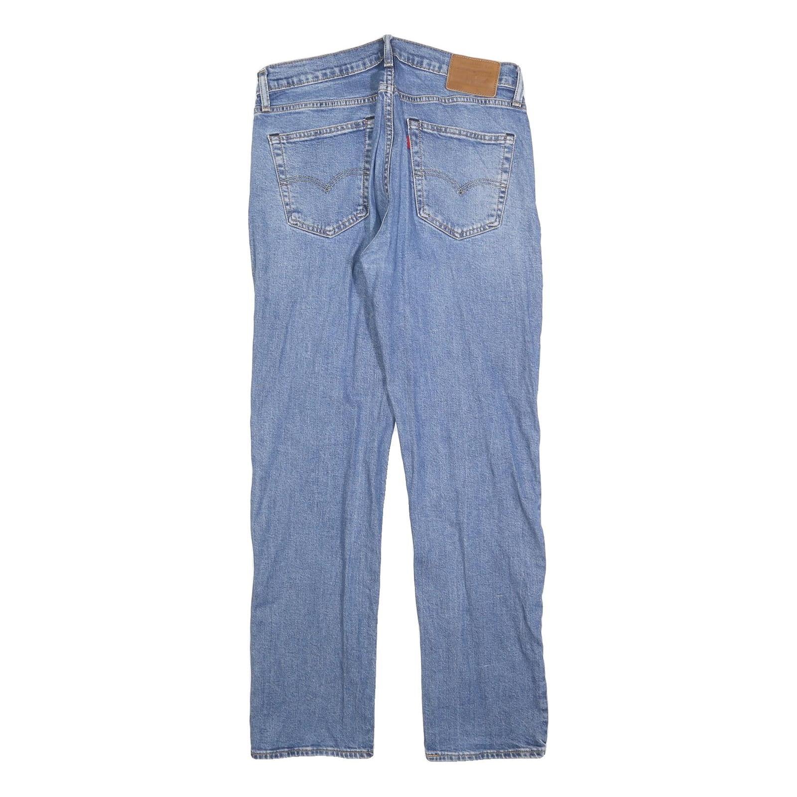 LEVI'S 514 BIG E Mens Jeans Blue Classic Straight Denim Light W32 L32 Retro