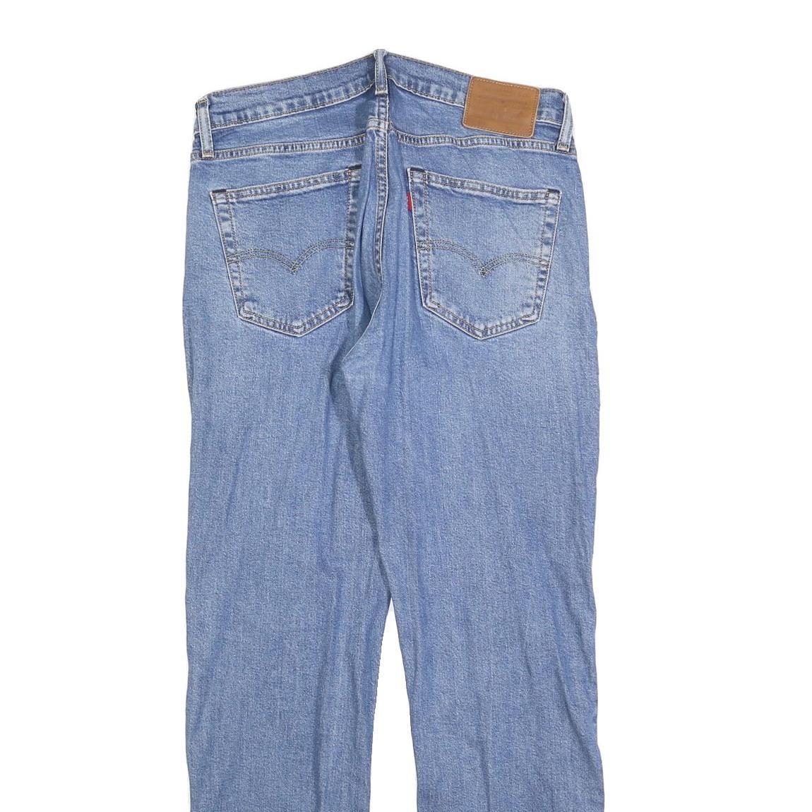 LEVI'S 514 BIG E Mens Jeans Blue Classic Straight Denim Light W32 L32 Retro