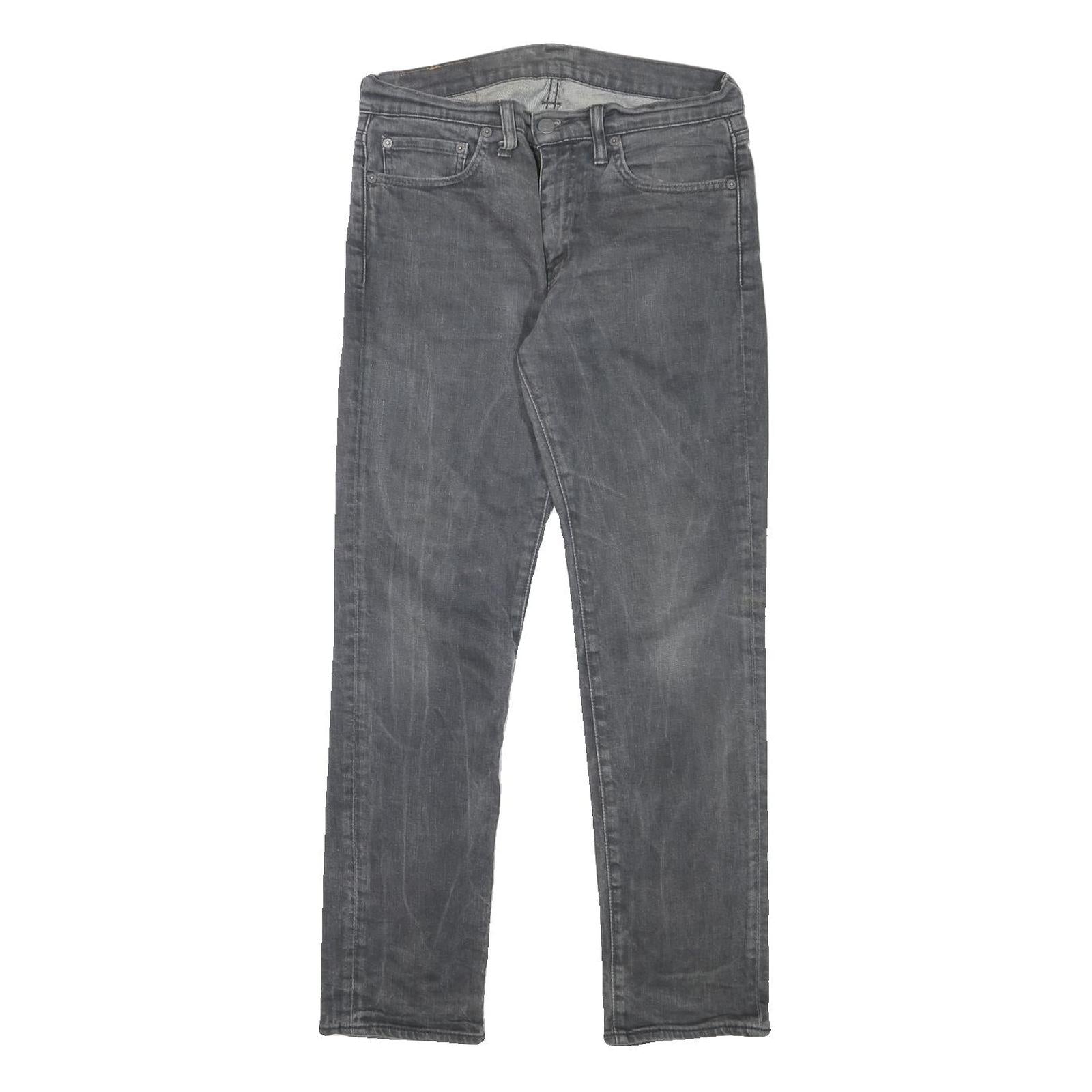 LEVI'S 511 Mens Slim Grey Denim Medium W30 L29 Stylish Cotton Blend Jeans