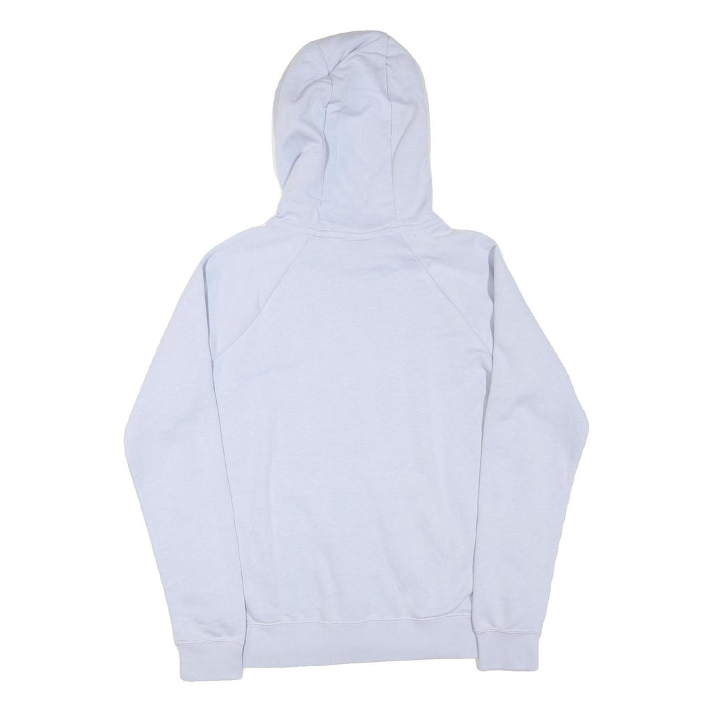 NIKE Mens White Hoodie M Cotton Blend Pullover Football Crest