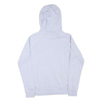 NIKE Mens White Hoodie M Cotton Blend Pullover Football Crest