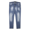 COCONUDA Womens Jeans Blue Slim Skinny Denim Medium W32 L29 Button Closure