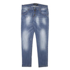 COCONUDA Womens Jeans Blue Slim Skinny Denim Medium W32 L29 Button Closure