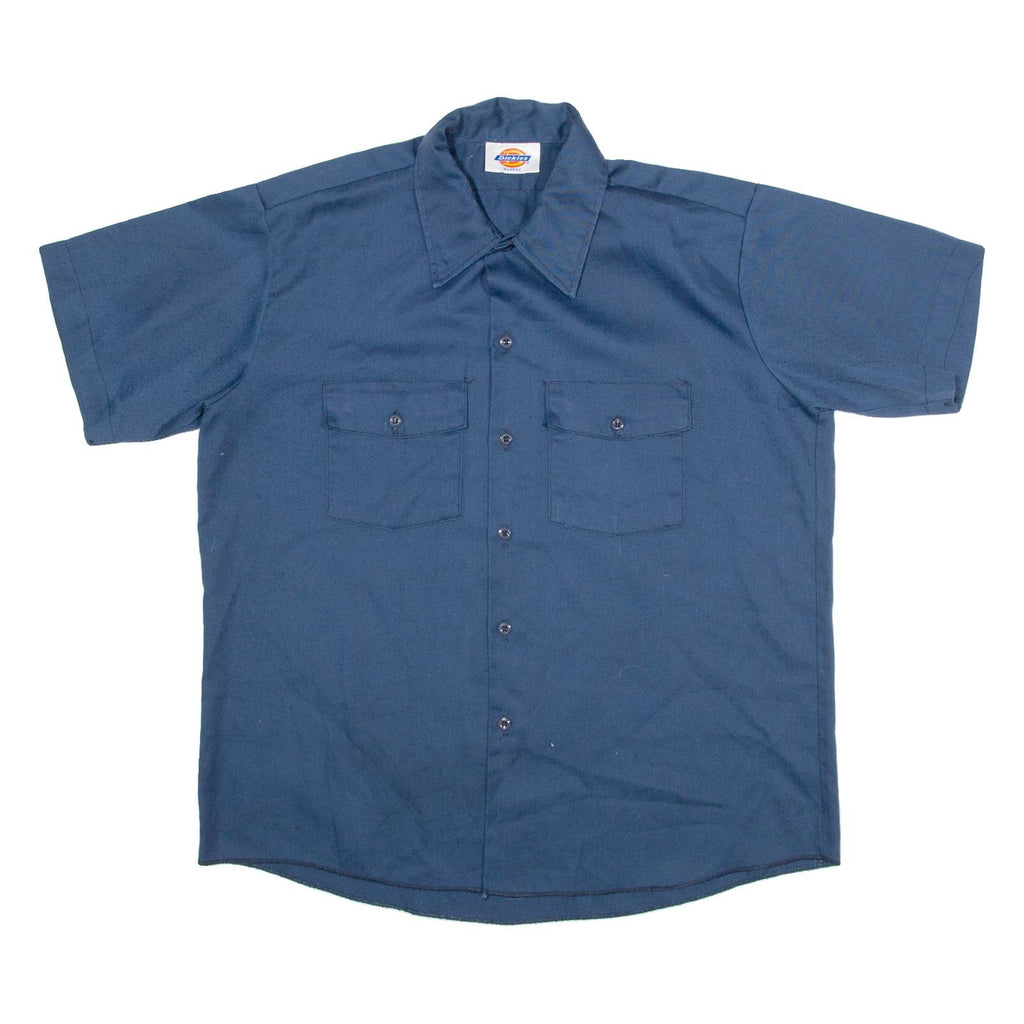 DICKIES Mens Worker Shirt Blue XL