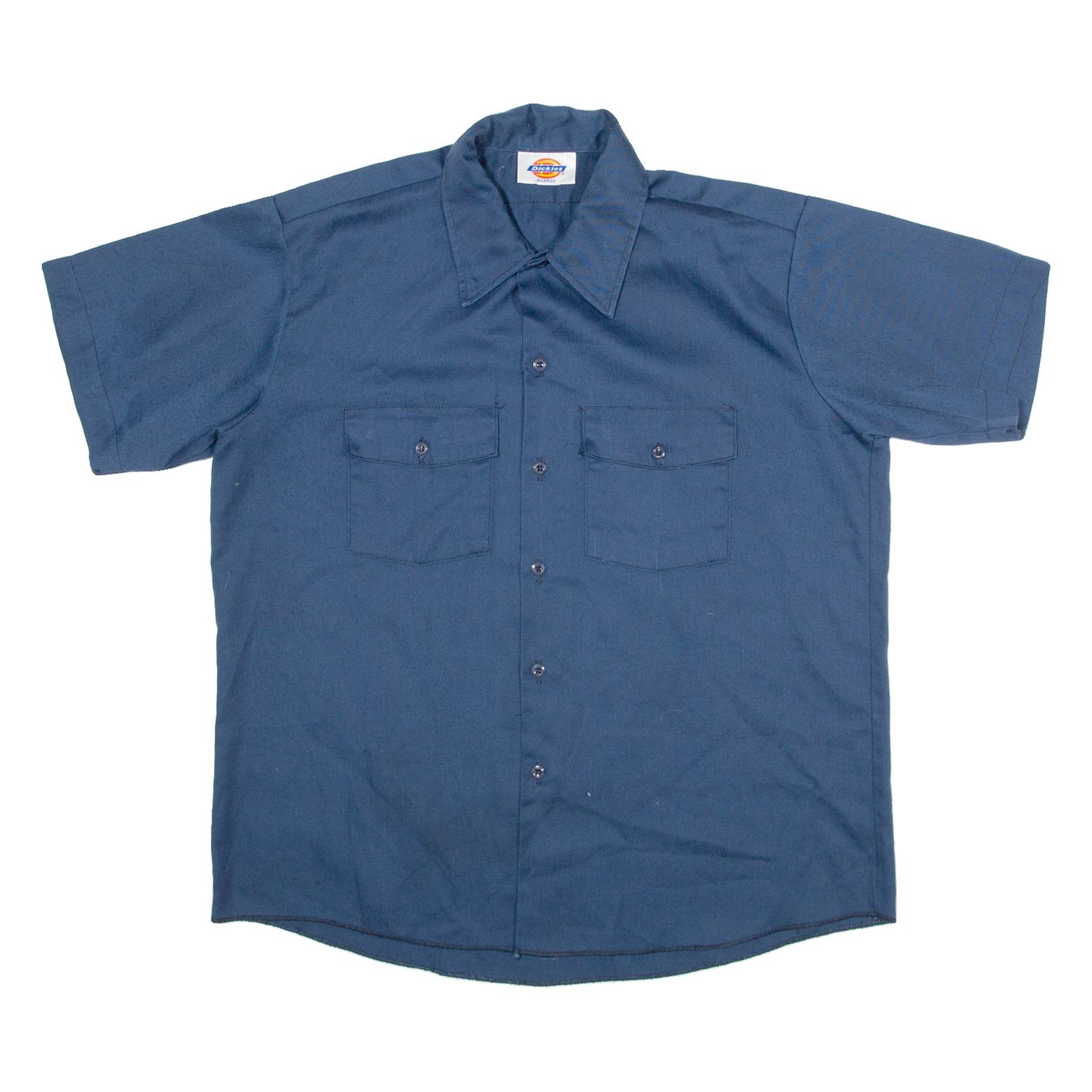 DICKIES Mens Worker Shirt Blue XL