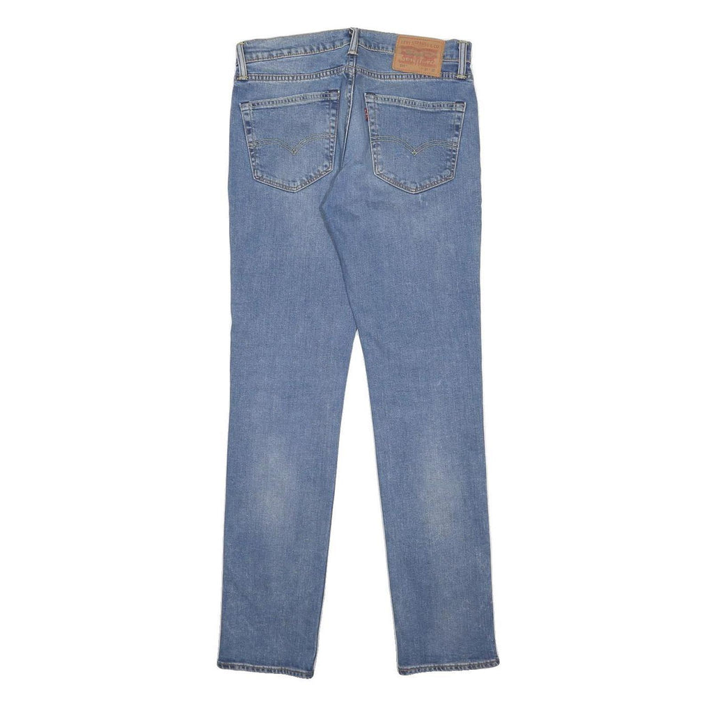 LEVI'S 511 Mens Jeans Blue Slim Skinny Denim Medium W31 L32 Classic Zip Closure