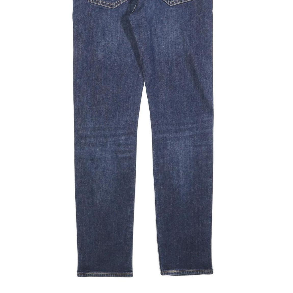 LEVI'S 519 BIG E Mens Jeans Blue Slim Skinny Denim Dark W28 L29 Classic Zip