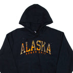 GILDAN Alaska Homer Spit Mens Black Hoodie M