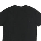NAUTICA Mens Black Crew Neck Short Sleeve T-Shirt L Cotton Classic