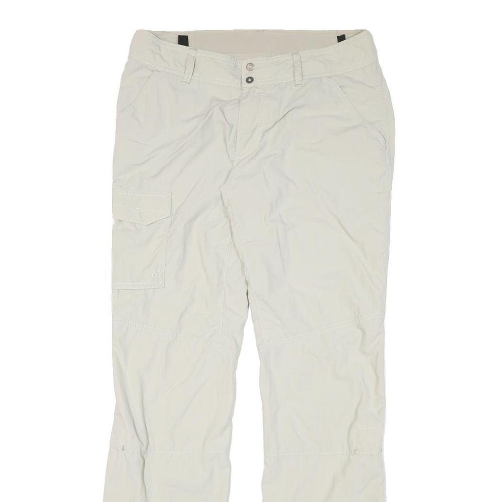 COLUMBIA Womens Regular Beige Polyester Blend Zip Trousers Cargo W31 L31 Outdoor