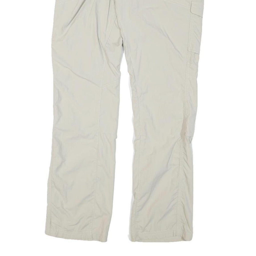 COLUMBIA Womens Regular Beige Polyester Blend Zip Trousers Cargo W31 L31 Outdoor