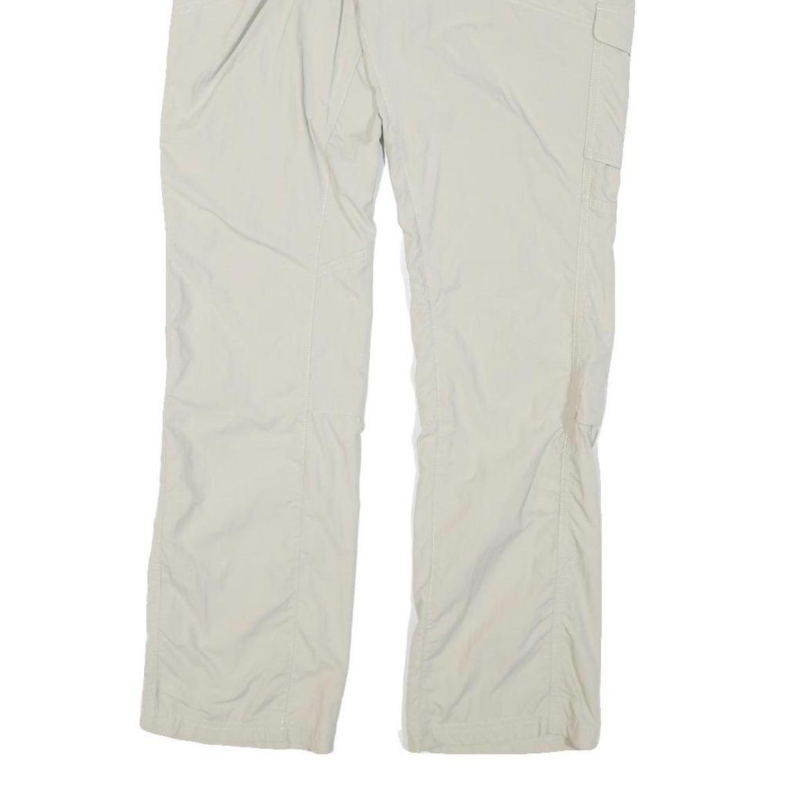 COLUMBIA Womens Regular Beige Polyester Blend Zip Trousers Cargo W31 L31 Outdoor