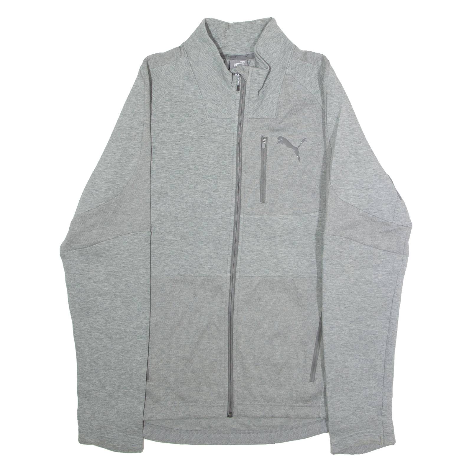 PUMA Mens Track Jacket Grey L