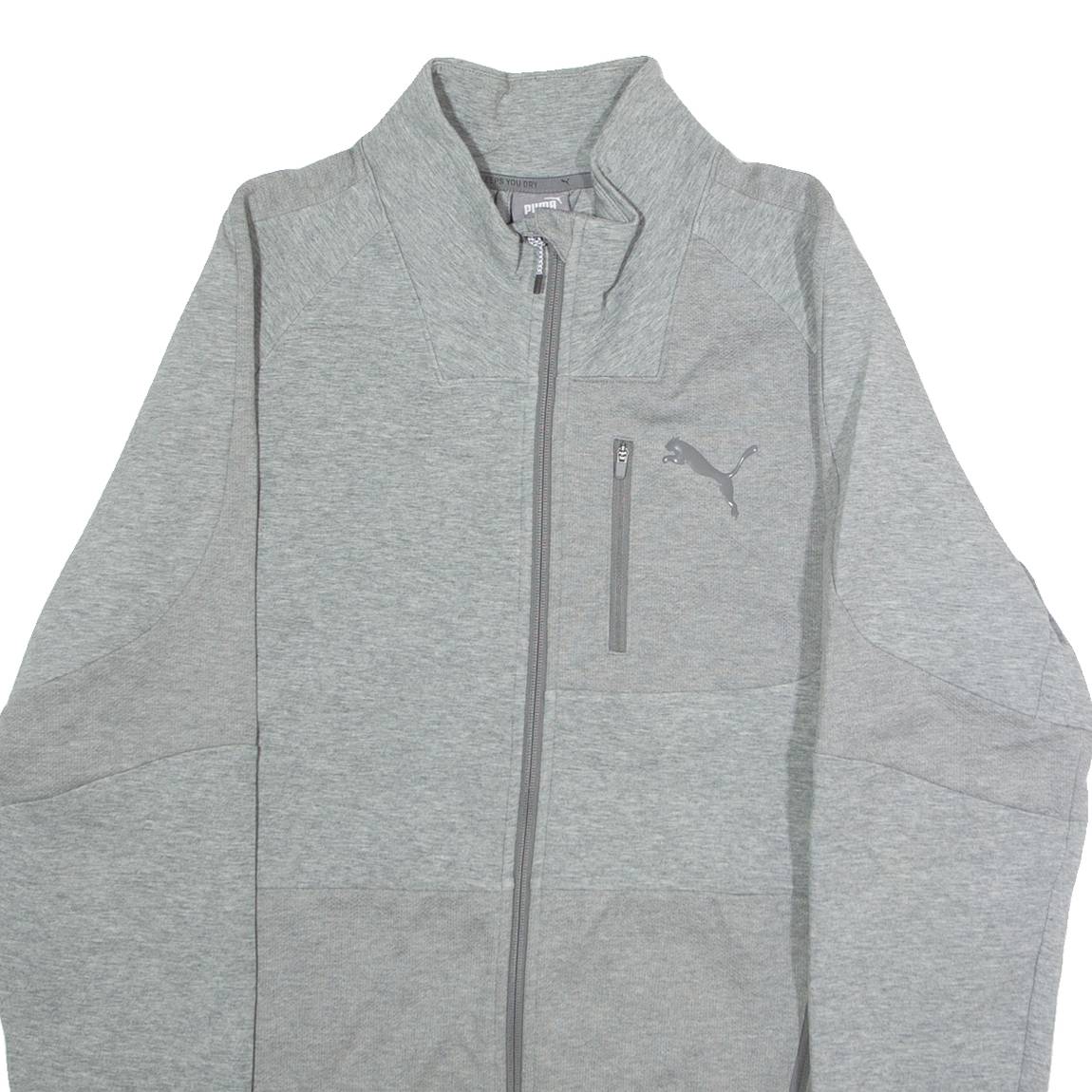 PUMA Mens Track Jacket Grey L