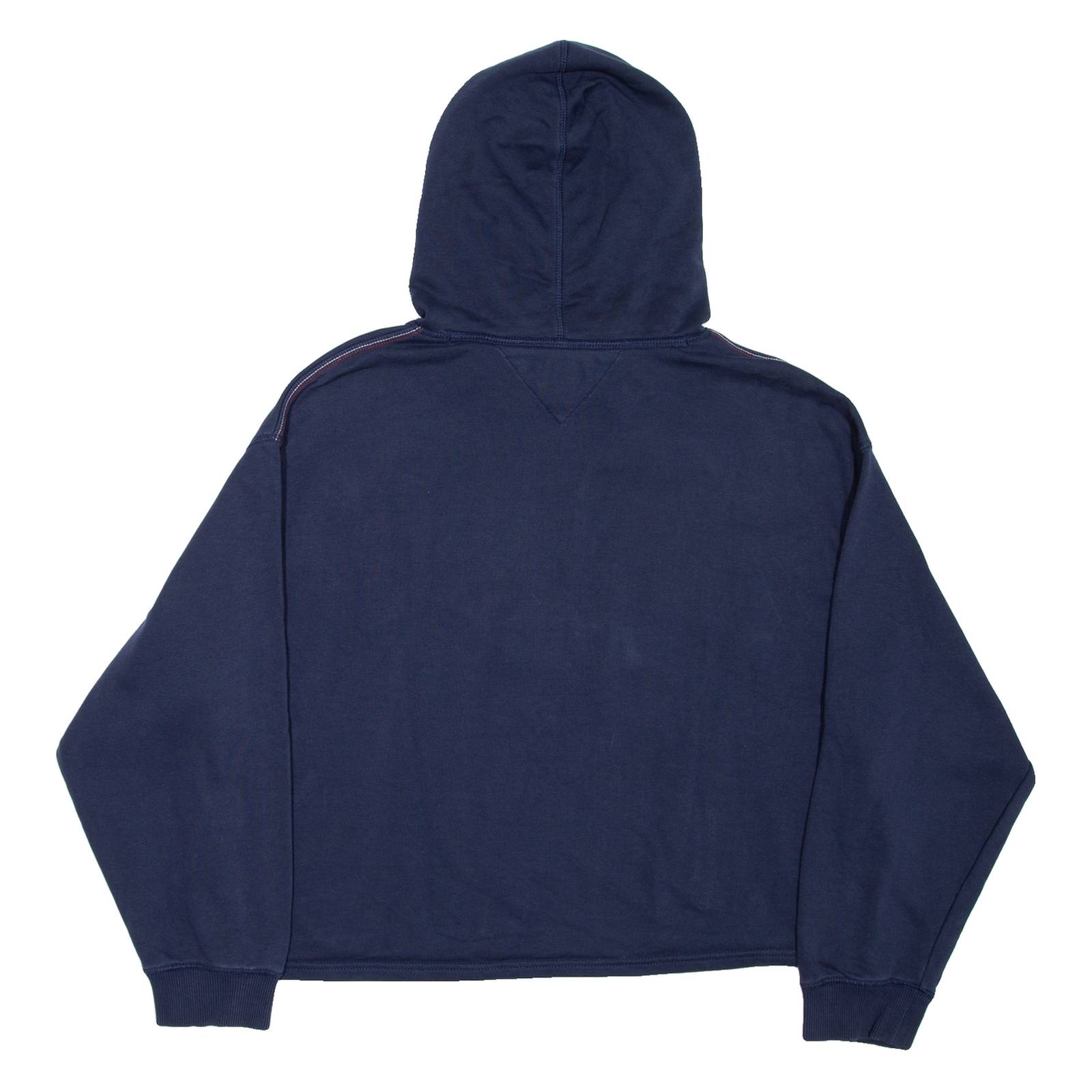 TOMMY JEANS Cropped Womens Blue Hoodie L