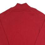 NAUTICA Mens Red Pullover Plain Crew Neck Basic Knit 2XL Cotton Sweater
