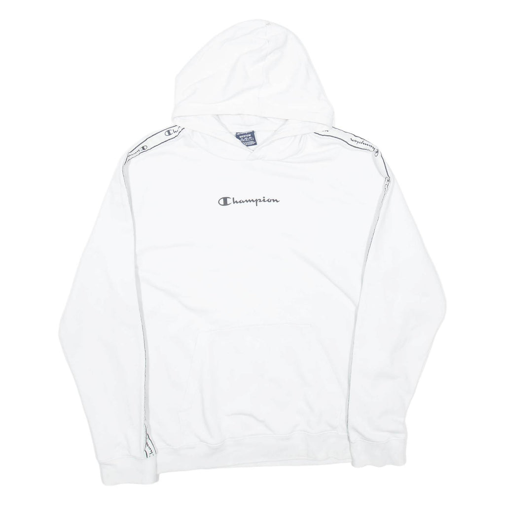 CHAMPION Mens White Hoodie M