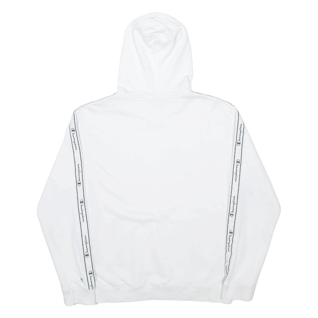 CHAMPION Mens White Hoodie M