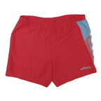 ADIDAS Mens Shorts Red & Sky Blue XL W42 Polyester Blend Casual Sportswear