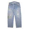 DICKIES Mens Relaxed Blue Denim Rinse Jeans W34 L29 Workwear