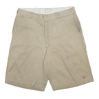 DICKIES Mens Shorts Beige Casual L W36 Cotton Blend Workwear