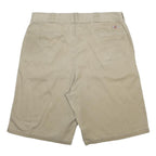 DICKIES Mens Shorts Beige Casual L W36 Cotton Blend Workwear