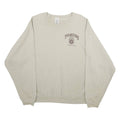 ALORE Mens Beige Teamsters Crew Neck 2XL Cotton Blend Sweatshirt Casual