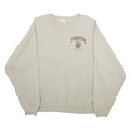 ALORE Mens Beige Teamsters Crew Neck 2XL Cotton Blend Sweatshirt Casual