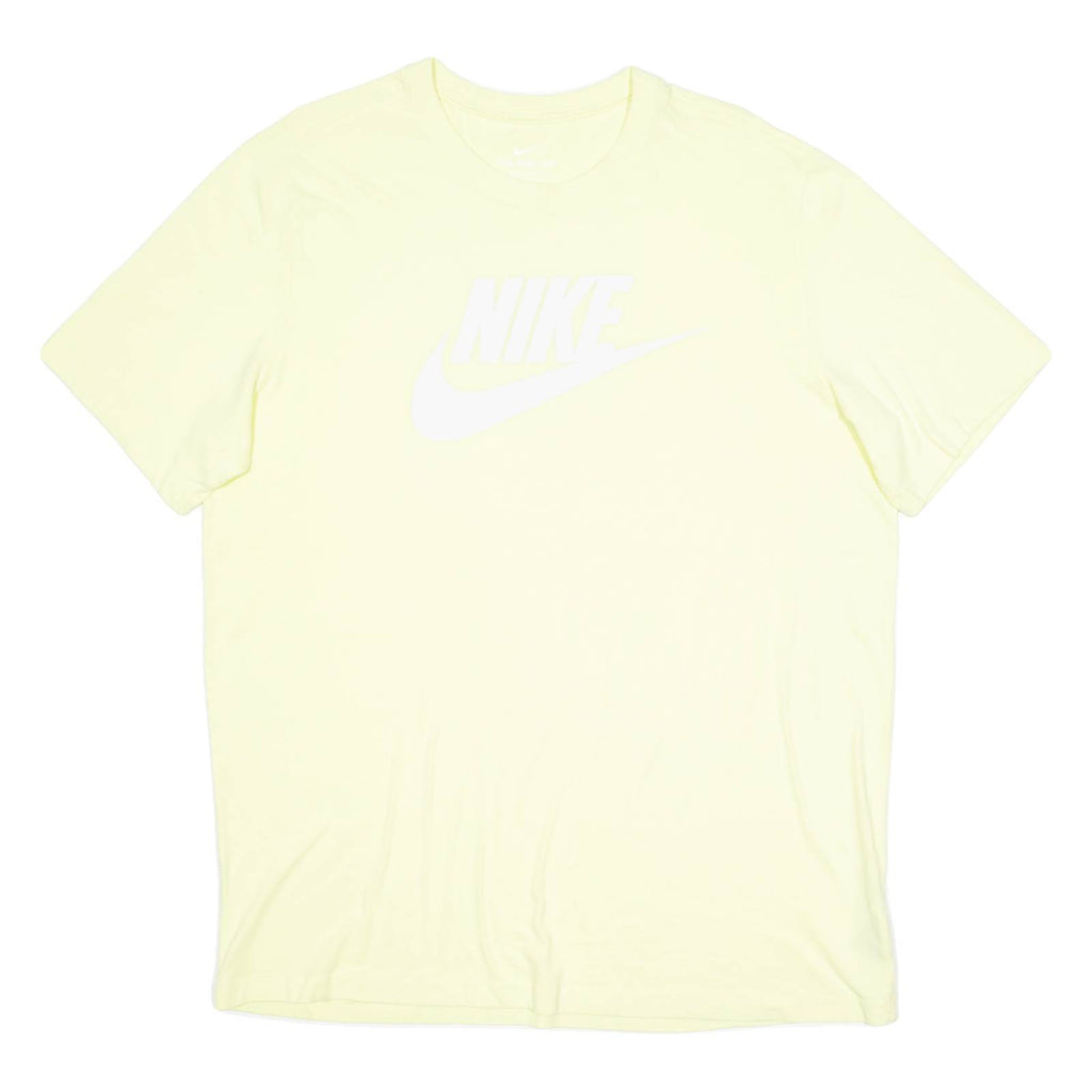 NIKE Mens T-Shirt Yellow L