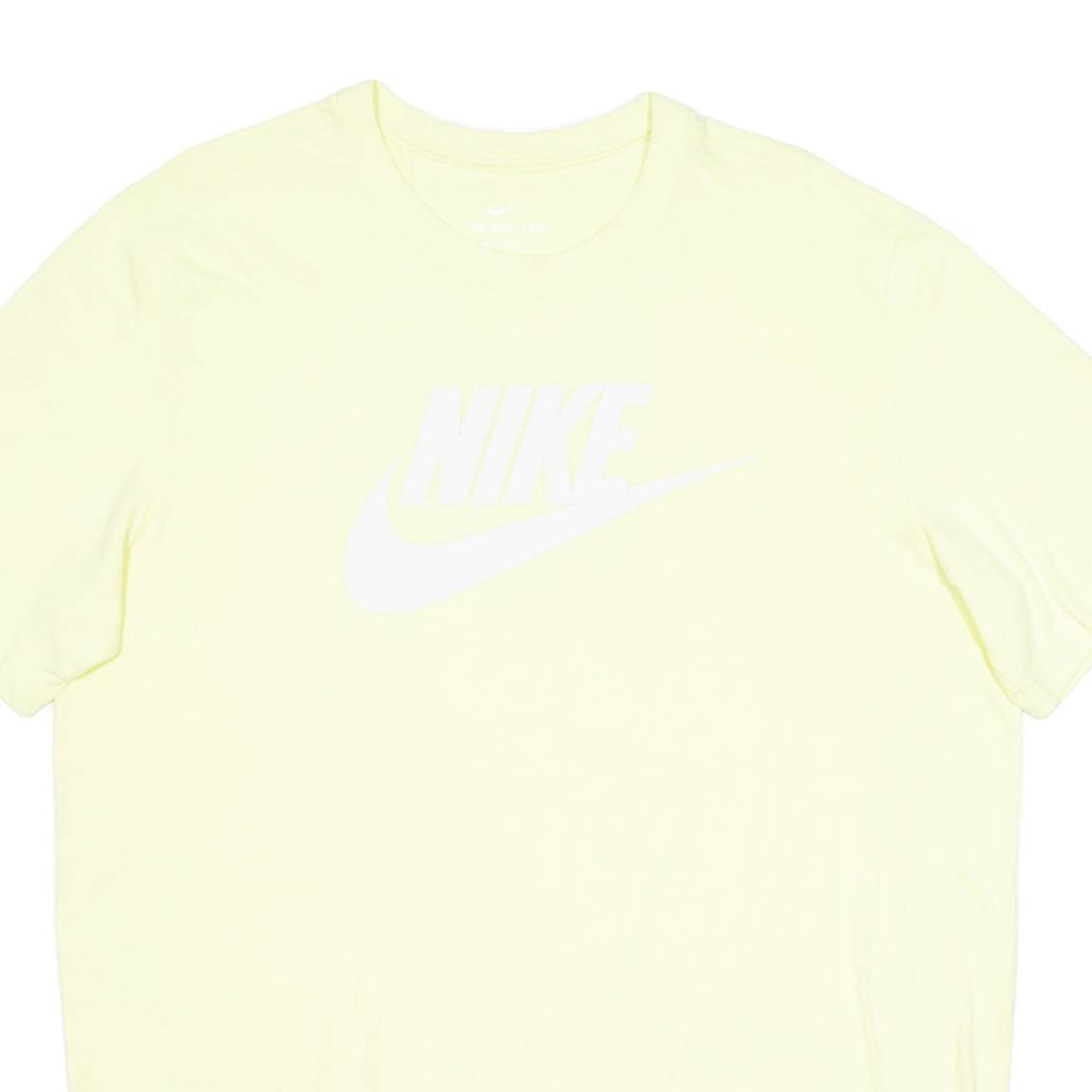 NIKE Mens T-Shirt Yellow L