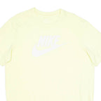 NIKE Mens T-Shirt Yellow L