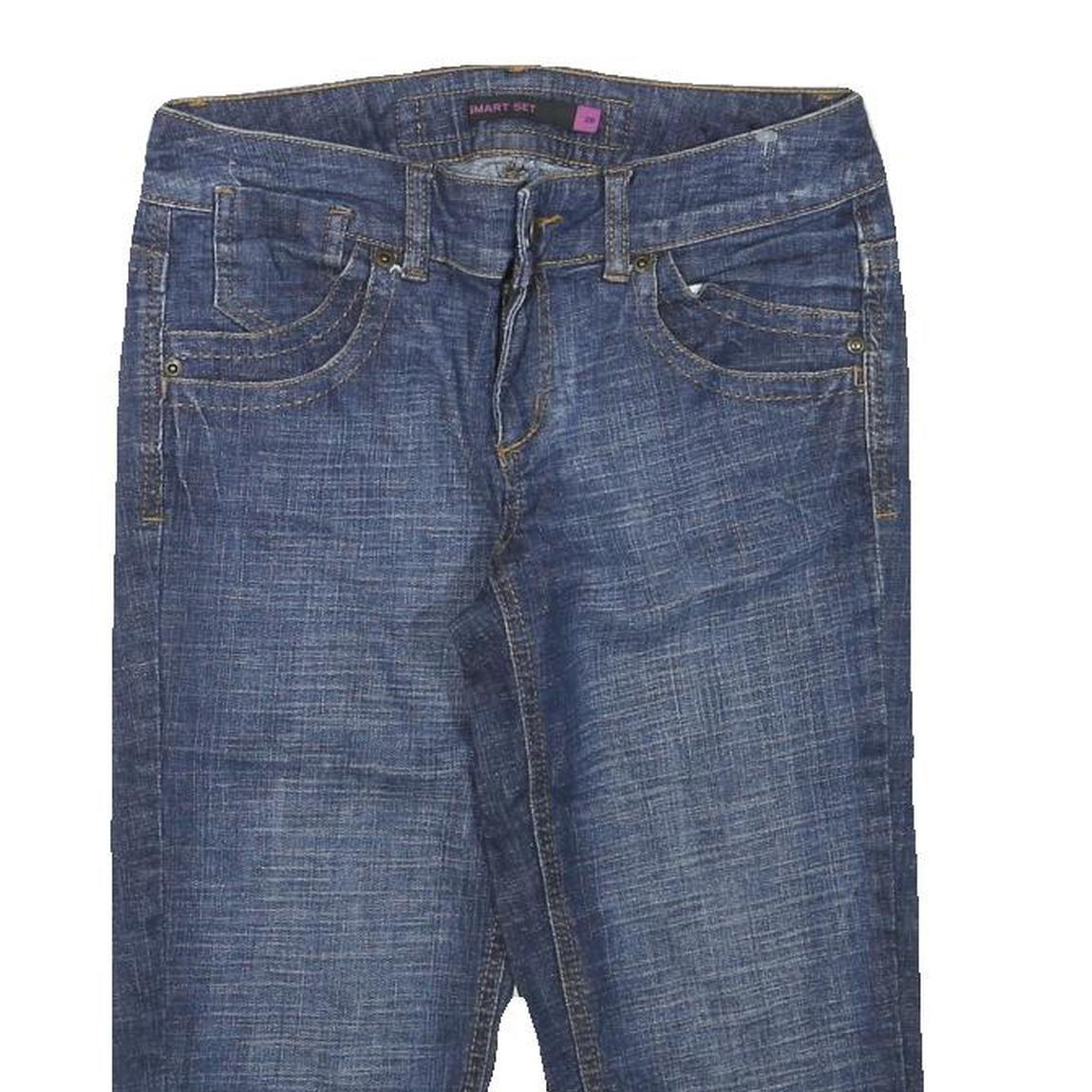 SMART SET Womens Blue Denim Casual Shorts M W28 Comfortable Cotton Blend