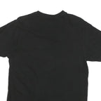 ADIDAS Mens Black T-Shirt M Short Sleeve Crew Neck Cotton Blend USA Flag Logo