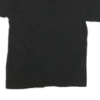 ADIDAS Mens Black T-Shirt M Short Sleeve Crew Neck Cotton Blend USA Flag Logo