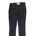 LEVI'S Mens Jeans Black Regular Skinny Denim Medium W28 L30 Fitted Style