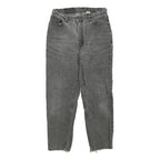 LEVI'S Womens Regular Fit Grey Denim Jeans Cotton Blend Zip W30 L27 Classic