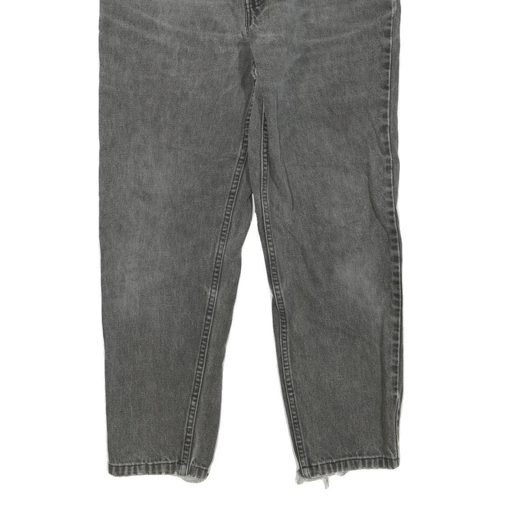 LEVI'S Womens Regular Fit Grey Denim Jeans Cotton Blend Zip W30 L27 Classic