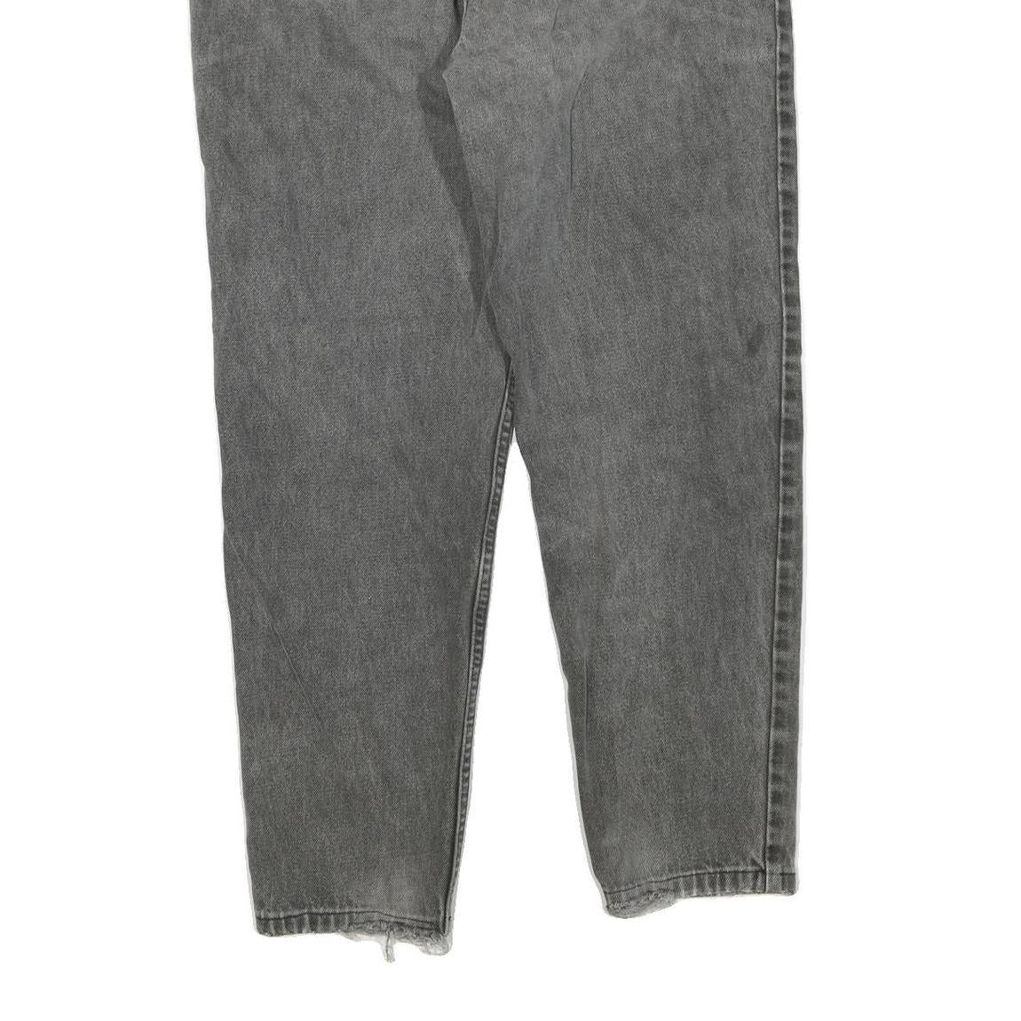 LEVI'S Womens Regular Fit Grey Denim Jeans Cotton Blend Zip W30 L27 Classic