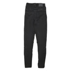LEVI'S Womens Black Slim Skinny Denim Medium W23 L28 Stretch Cotton Blend Zip