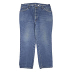 DICKIES Mens Regular Blue Denim Jeans W38 L28 Cotton Blend Zip Classic Fit