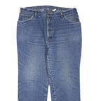 DICKIES Mens Regular Blue Denim Jeans W38 L28 Cotton Blend Zip Classic Fit